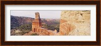 High Angle View Of A Rock Formation, Palo Duro Canyon State Park, Texas, USA Fine Art Print