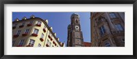 Low Angle View Of A Cathedral, Frauenkirche, Munich, Germany Fine Art Print
