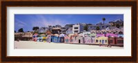 Houses On The Beach, Capitola, Santa Cruz, California, USA Fine Art Print