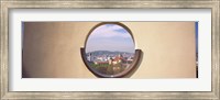 View of a city through an observation point, Stuttgart, Germany Fine Art Print