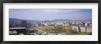 High angle view of a city, Stuttgart, Germany Fine Art Print