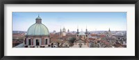 Church in a city, Prague, Czech Republic Fine Art Print