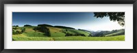 Panoramic view of a landscape, St Margen, Black Forest, Germany Fine Art Print