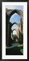 Low angle view of an archway, Bolton Abbey, Yorkshire, England Fine Art Print
