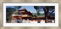 Temple In A City, Chimi Lhakhang, Punakha, Bhutan Fine Art Print