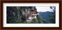 Monastery On A Cliff, Taktshang Monastery, Paro, Bhutan Fine Art Print