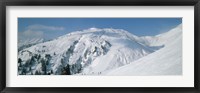 Ski area in the mountains, Galzig, St. Anton, Austria Fine Art Print