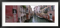 Buildings on both sides of a canal, Grand Canal, Venice, Italy Fine Art Print
