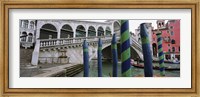 Arch bridge across a canal, Rialto Bridge, Grand Canal, Venice, Italy Fine Art Print