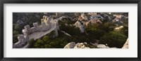 High angle view of ruins of a castle, Castelo Dos Mouros, Sintra, Portugal Fine Art Print