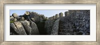 Low angle view of staircase of a castle, Castelo Dos Mouros, Sintra, Portugal Fine Art Print