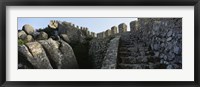 Low angle view of staircase of a castle, Castelo Dos Mouros, Sintra, Portugal Fine Art Print