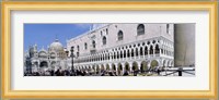 Tourist Outside A Cathedral, St. Mark's Cathedral, St. Mark's Square, Venice, Italy Fine Art Print