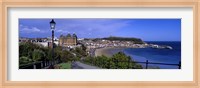 High Angle View Of A City, Scarborough, North Yorkshire, England, United Kingdom Fine Art Print