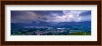 Storm Clouds Over A Landscape, Keswick, Derwent Water, Lake District, Cumbria, England, United Kingdom Fine Art Print