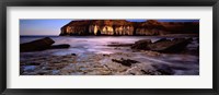 Rock Formations Near A Bay, Thornwick Bay, Flamborough, Yorkshire, England, United Kingdom Fine Art Print