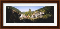 High Angle View Of A Town, Triberg Im Schwarzwald, Black Forest, Baden-Wurttemberg, Germany Fine Art Print