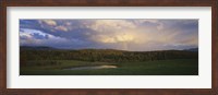 Clouds over a landscape, Eden, Vermont, New England, USA Fine Art Print