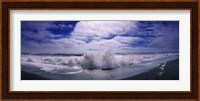 Waves breaking at the coast, Iceland Fine Art Print