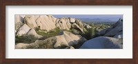 Rock formations on a hill, Turkey Fine Art Print