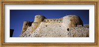 Low angle view of a castle, Crac Des Chevaliers Fortress, Crac Des Chevaliers, Syria Fine Art Print