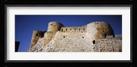 Low angle view of a castle, Crac Des Chevaliers Fortress, Crac Des Chevaliers, Syria Fine Art Print