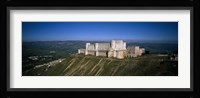 High angle view of a fort, Crac Des Chevaliers Fortress, Crac Des Chevaliers, Syria Fine Art Print