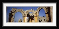 Old ruins of a church, St. Simeon Church, Aleppo, Syria Fine Art Print