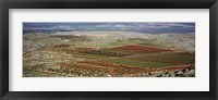 Panoramic view of a landscape, Aleppo, Syria Fine Art Print