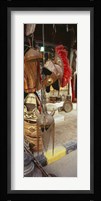 Souvenirs displayed in a market, Palmyra, Syria Fine Art Print