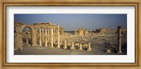 Old ruins of a temple, Temple Of Bel, Palmyra, Syria Fine Art Print