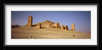 Ancient tombs on a landscape, Palmyra, Syria Fine Art Print