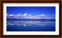 Reflection of clouds in water, Olfusa, Iceland Fine Art Print