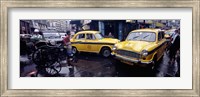 Traffic in a street, Calcutta, West Bengal, India Fine Art Print