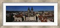 High angle view of a cityscape, Prague Old Town Square, Old Town, Prague, Czech Republic Fine Art Print