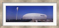 Soccer stadium in a city, Allianz Arena, Munich, Bavaria, Germany Fine Art Print