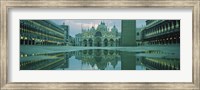 Reflection of a cathedral on water, St. Mark's Cathedral, St. Mark's Square, Venice, Veneto, Italy Fine Art Print
