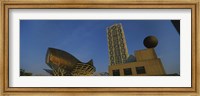 Low angle view of a building, Olympic Port, Golden Whale, Barcelona, Catalonia, Spain Fine Art Print