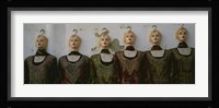 Group of mannequins in a market stall, Tripoli, Libya Fine Art Print