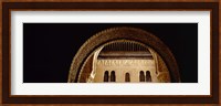 Close-up of an arch, Court Of Lions, Alhambra, Granada, Andalusia, Spain Fine Art Print