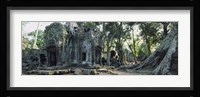 Old ruins of a building, Angkor Wat, Cambodia Fine Art Print