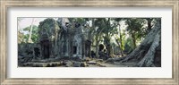 Old ruins of a building, Angkor Wat, Cambodia Fine Art Print