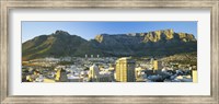 High angle view of a city, Cape Town, South Africa Fine Art Print