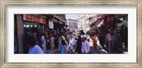 Group of people in a market, Grand Bazaar, Istanbul, Turkey Fine Art Print