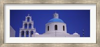 High section view of a church, Oia, Santorini, Greece Fine Art Print