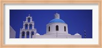High section view of a church, Oia, Santorini, Greece Fine Art Print