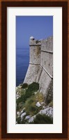 Fortress of St Petar as seen from city wall, Dubrovnik, Croatia Fine Art Print