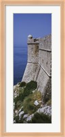 Fortress of St Petar as seen from city wall, Dubrovnik, Croatia Fine Art Print