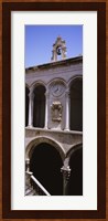 Low angle view of a bell tower, Rector's Palace, Dubrovnik, Croatia Fine Art Print