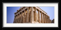 Old ruins of a temple, Parthenon, Acropolis, Athens, Greece Fine Art Print